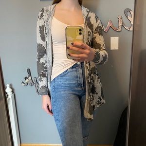 Floral cardigan